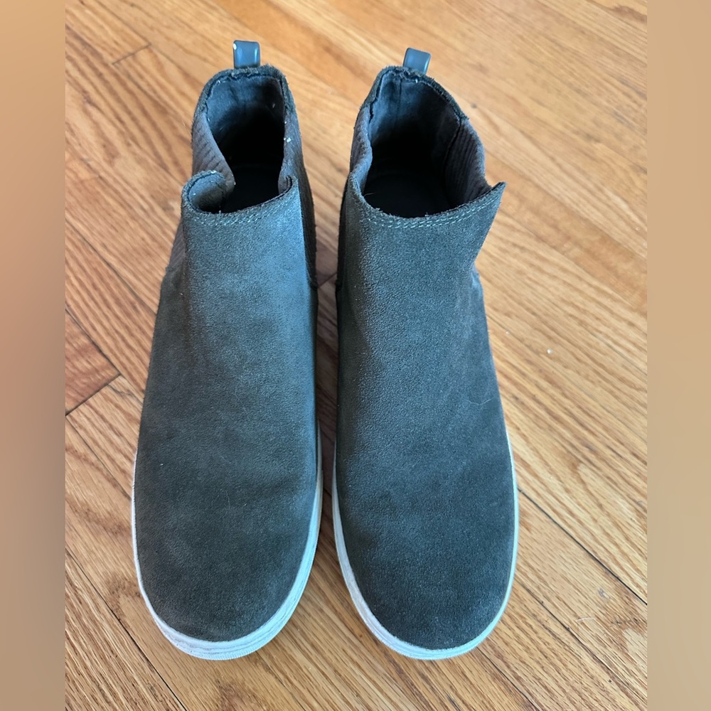 Skechers Slip-On Suede Ankle Sneakers